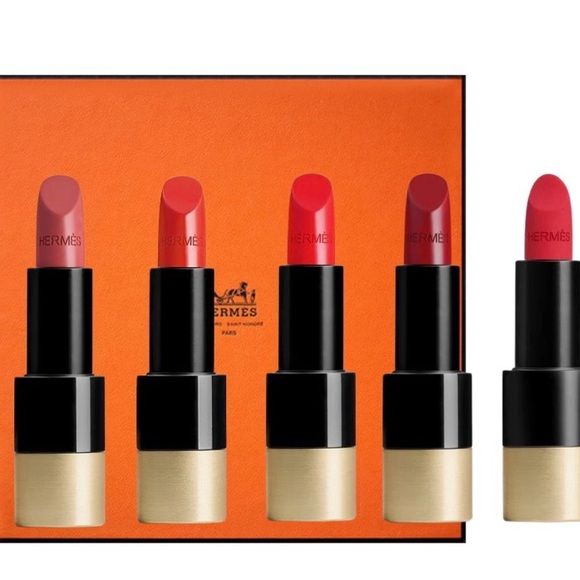 Hermes Lipstick Set - Red and Pink Shades Travel Size - Picture 9 of 10